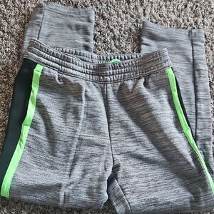 Old Navy Kids Joggers in Gray with Neon Green Accents